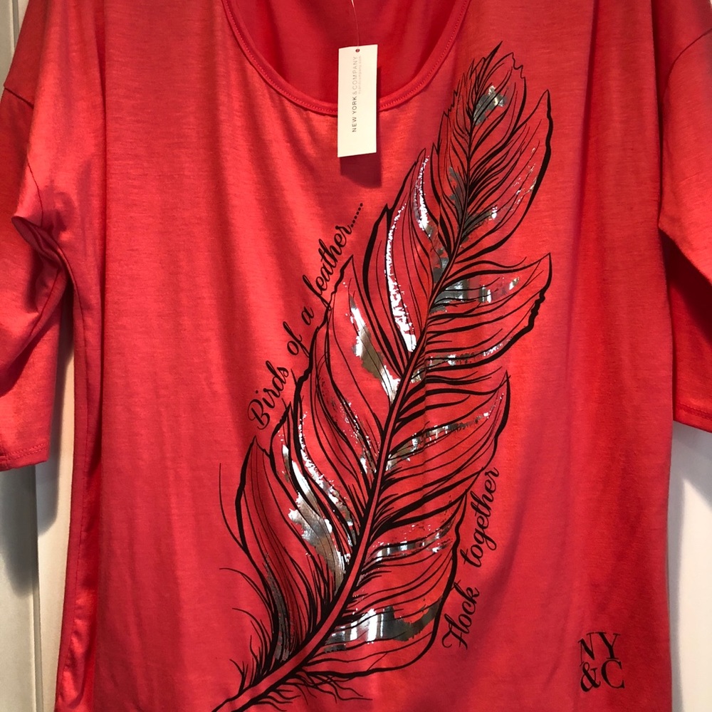 NY and Co 3/4 Sleeve Top